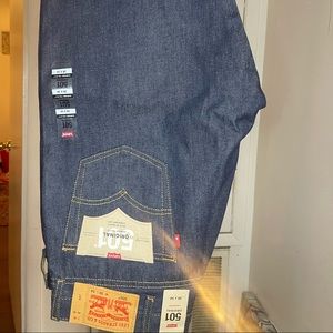 Levi Men Jeans Original Straight 38 w 34 l